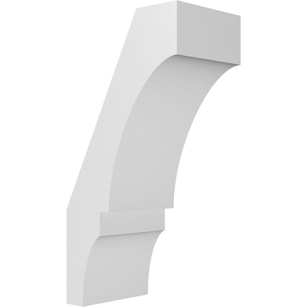 Ekena Millwork 5 1/2-in. W x 8-in. D x 16-in. H Balboa Architectural Grade PVC Knee Brace BRCP055X08X16BOA - main